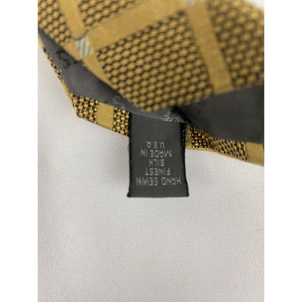 Robert Talbott Best of Class Mens Gold Silk Tie - Picture 5 of 5